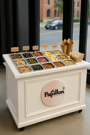 Charcuterie cart for events