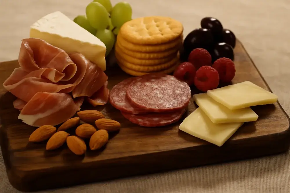 Handcrafted charcuterie board for catering in Toronto Charcuterie boxes Toronto delivery option Brunch charcuterie setup in Toronto